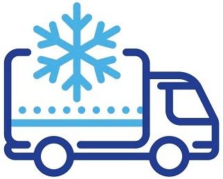 ikona ciężarówki chłodzącej 